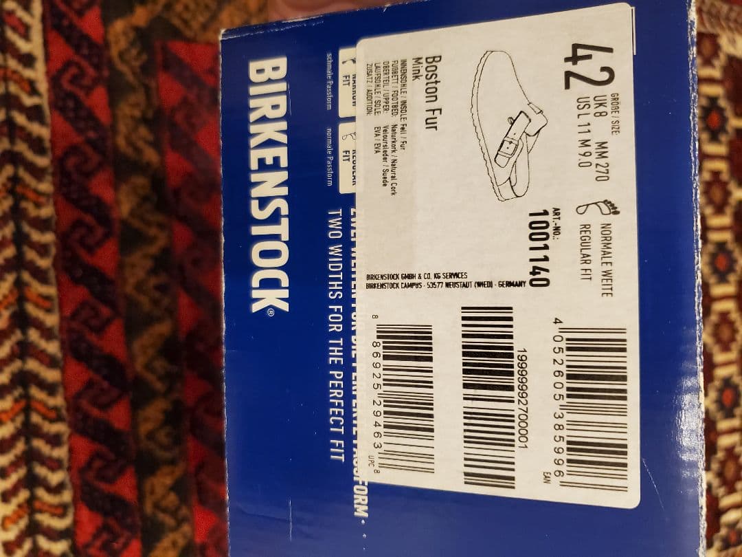 アツシ BIRKENSTOCK BOSTON shearling ミンク