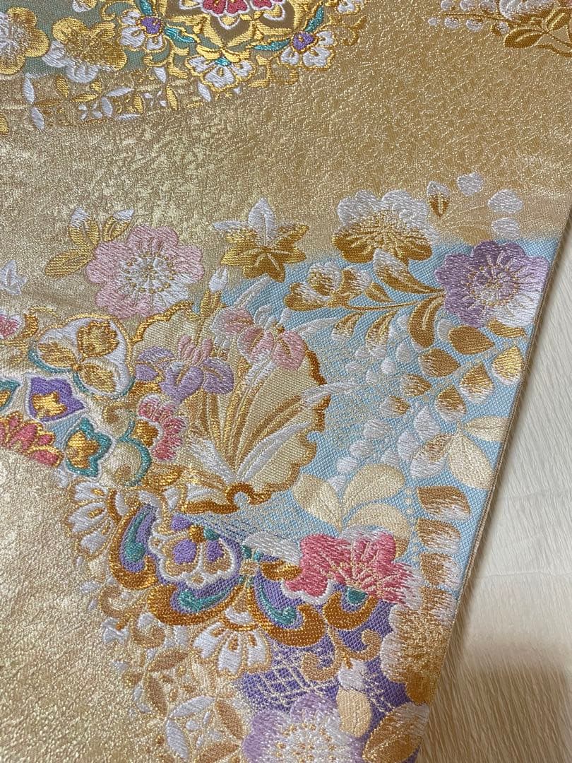 訪問着フルセット　辻ヶ花　金彩　絞り　正絹