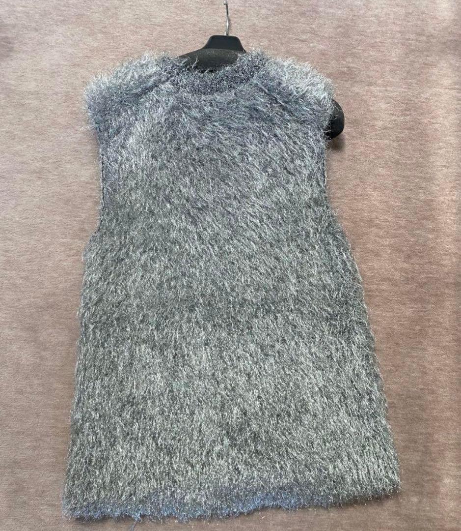 コムデギャルソン メタリック シルバー ベスト