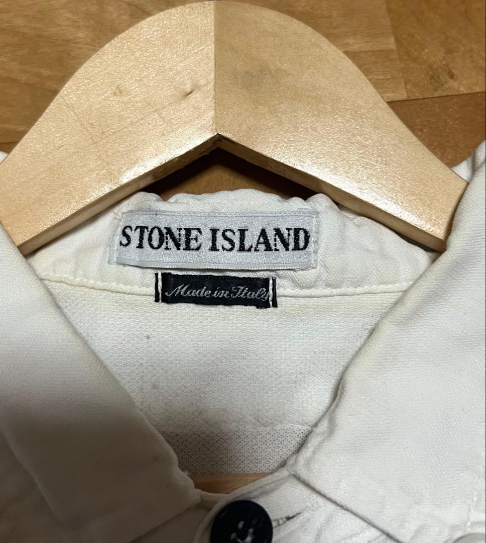 ストーンアイランド ホワイト 90s stone archive