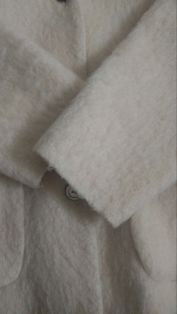 【dou】yori　ウールモヘアシャギージャケット ベビーピンク