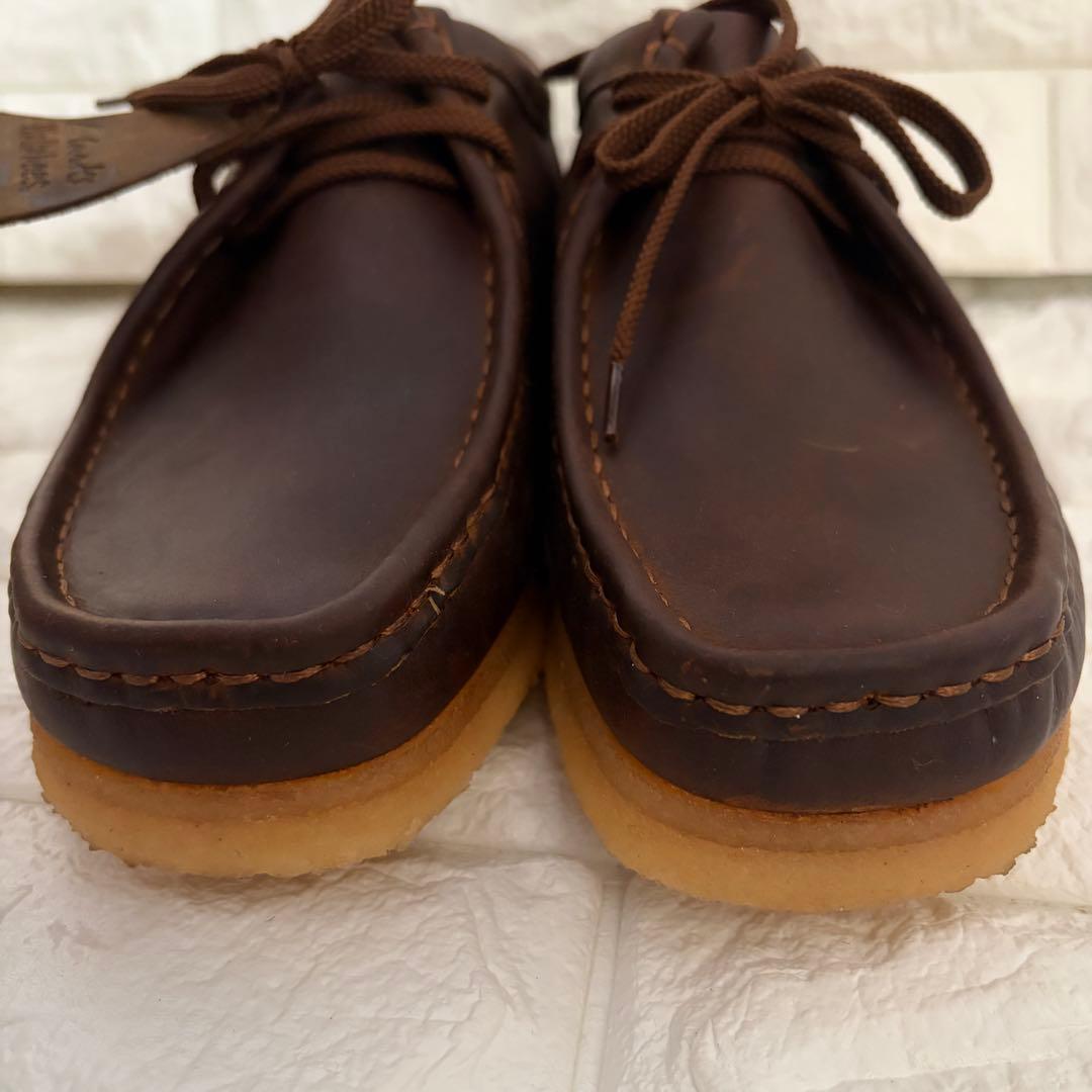 メンテナンス済み Clarks ワラビー オールレザー 26cm