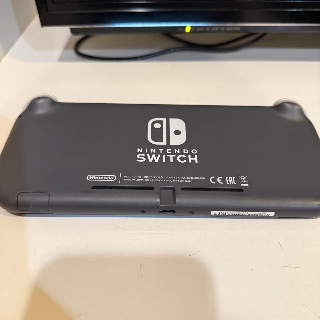 Nintendo Switch Lite グレー 本体　sdカード付き