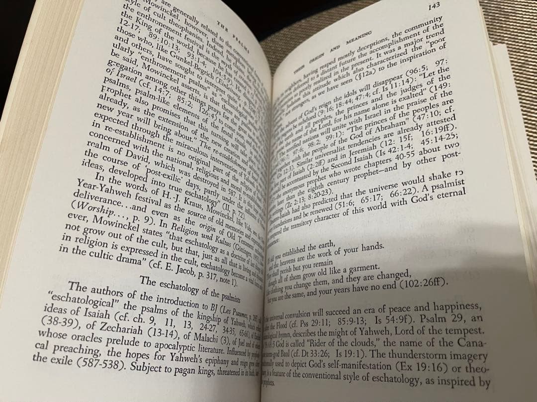 希少　THE PSALMS: THEIR ORIGIN AND MEANING