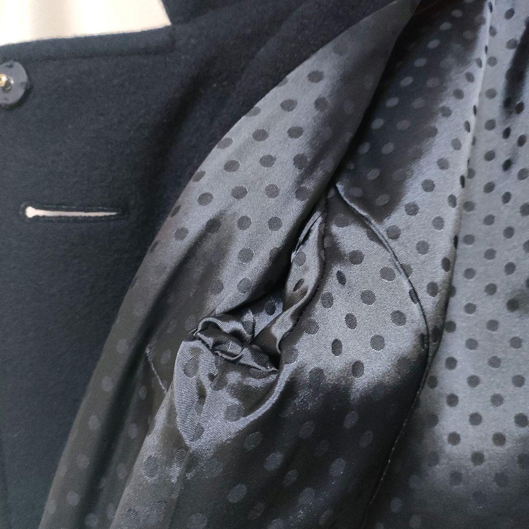 【美品】MILK メルトン フーデットコート ダブルブレスト ハートボタン