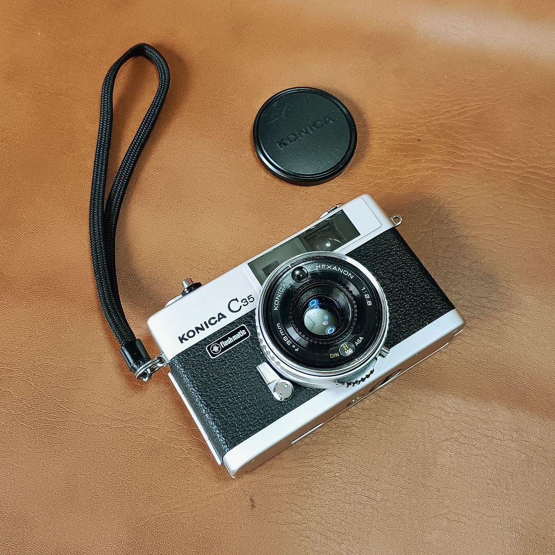 フィルムカメラ【調整、完動品】コニカC35 芦田愛菜