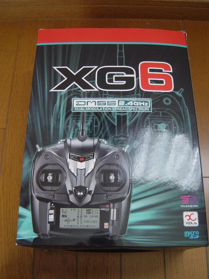 JR　XG6　2.4G　飛行機用送信機 DMSS
