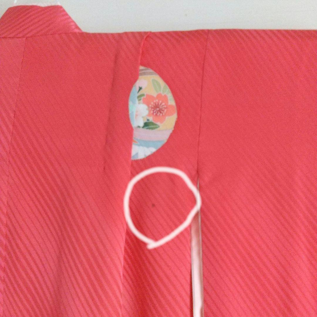 七五三 七歳 正絹着物 帯付き 長襦袢半襟付き かんざし