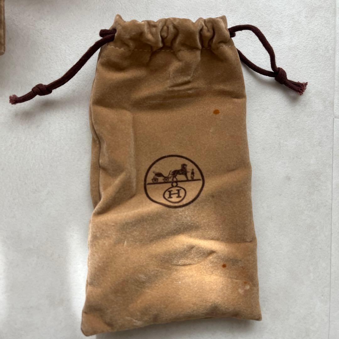 せ*の様 HERMES クリッパー SS WH 白 ジャンク