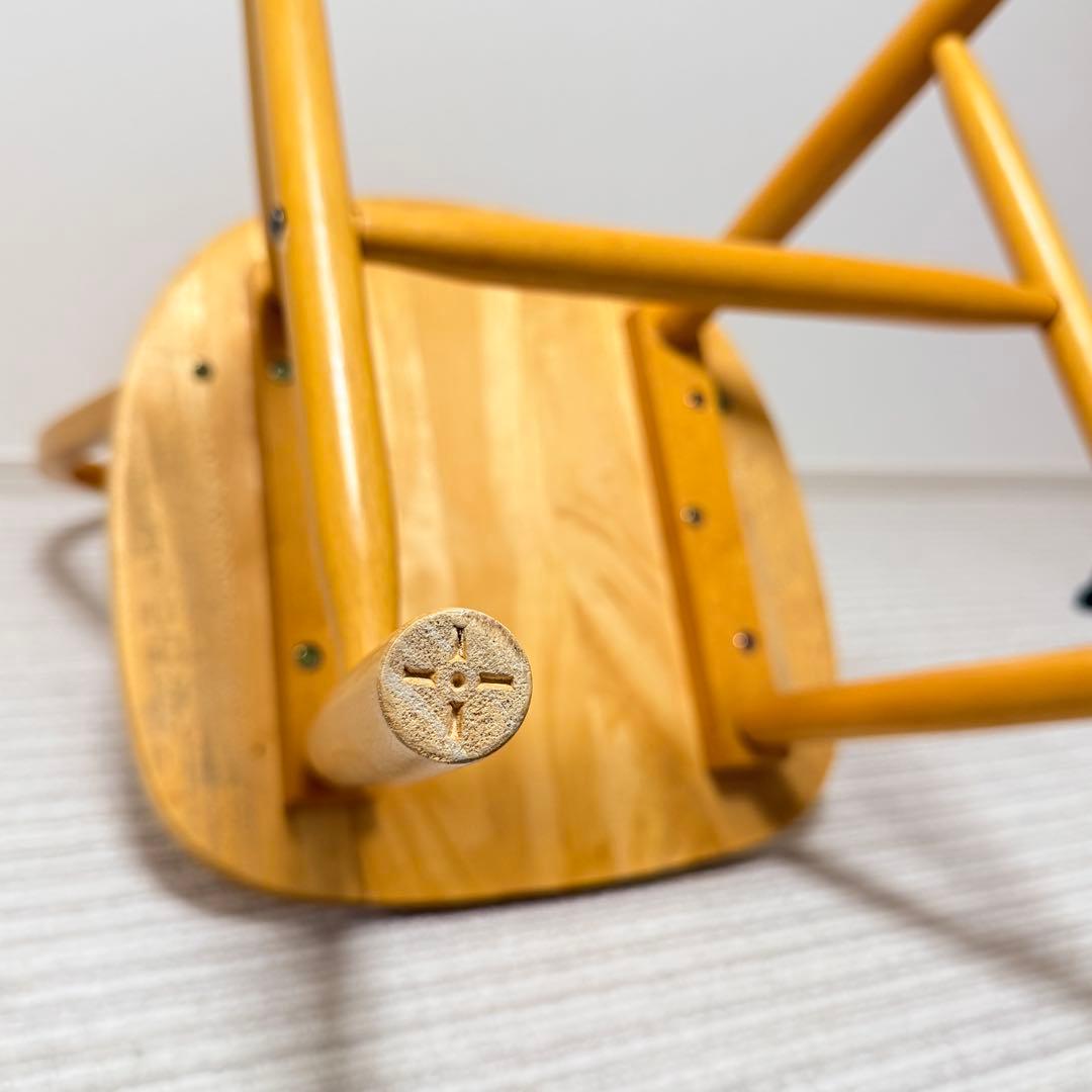 【美品✨】ウィンザーチェア　木製ダイニングチェア　フープバック