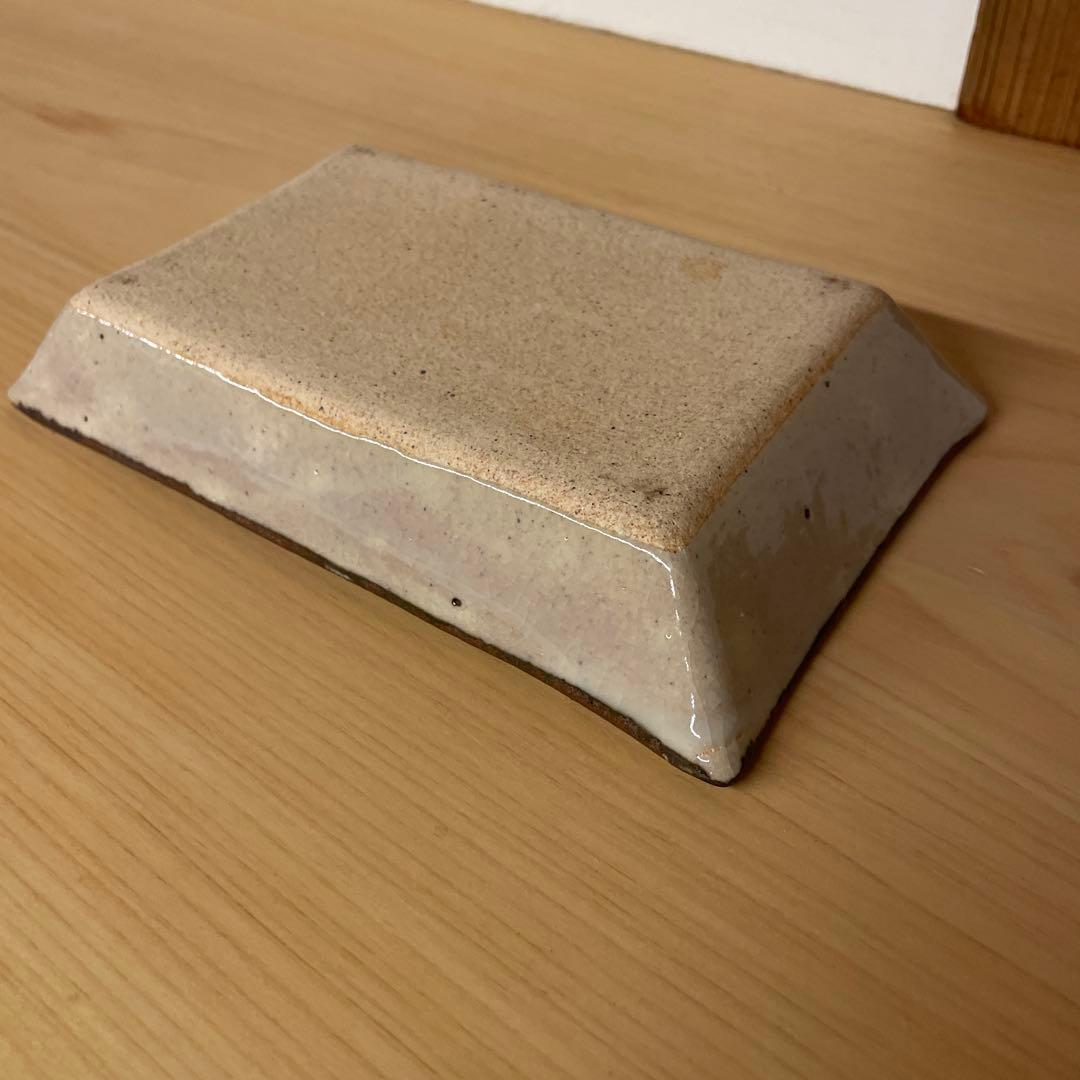 河井敏孝　鳥文角皿　６客　共箱付き　河井寛次郎 濱田庄司 民藝