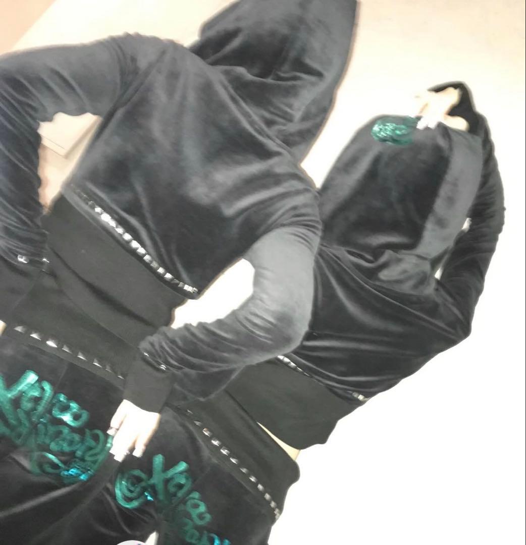 Xtra Ordinary ベロア　フレア　パンツ　(S)サイズ　XG