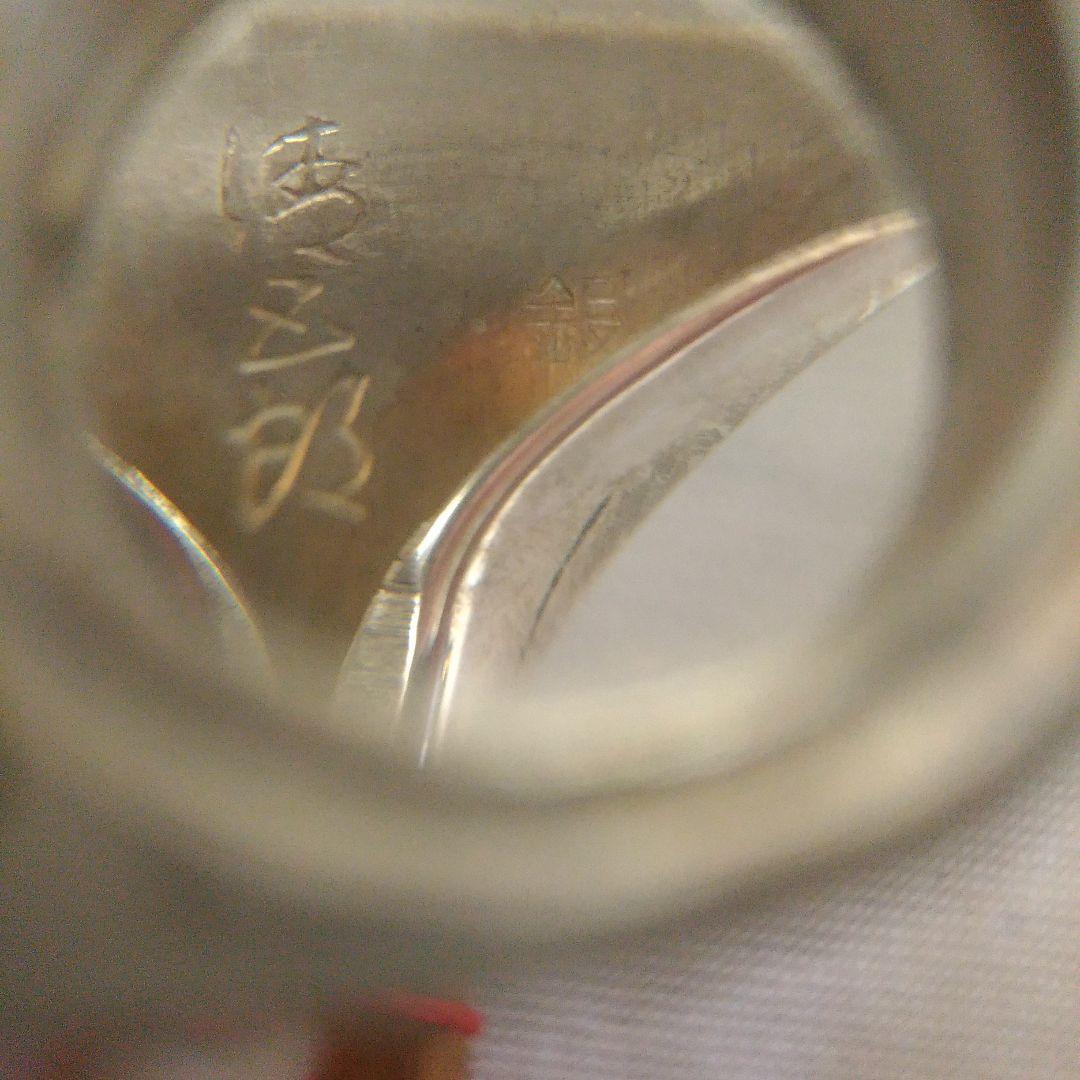 南鐐三本組灰匙。清五郎。銀製。茶道具。伝統工芸品。シルバー製。中古。