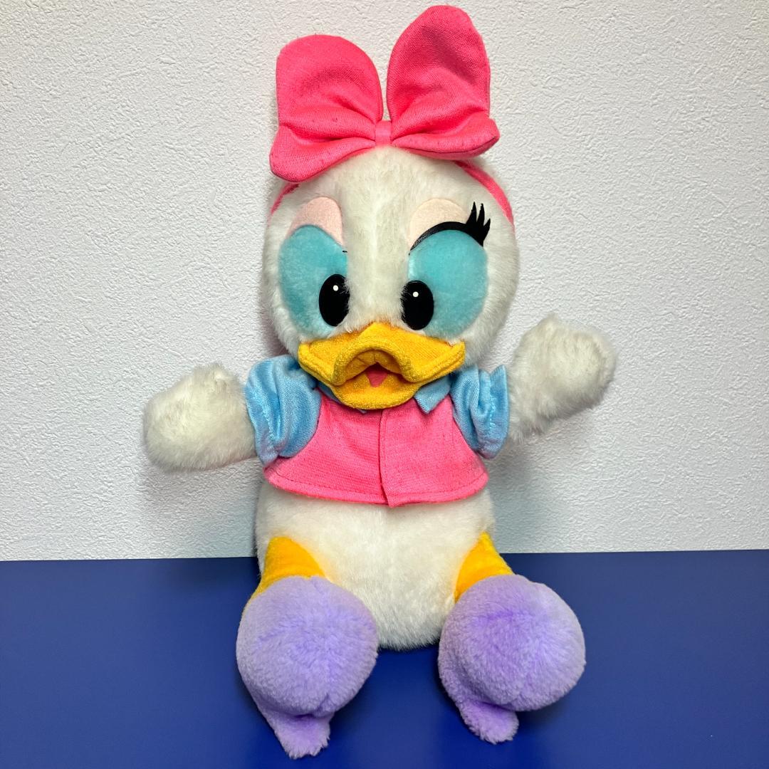 【当時物(約35年前)】東京ディズニーランド ドナルド＆デイジー ぬいぐるみペア