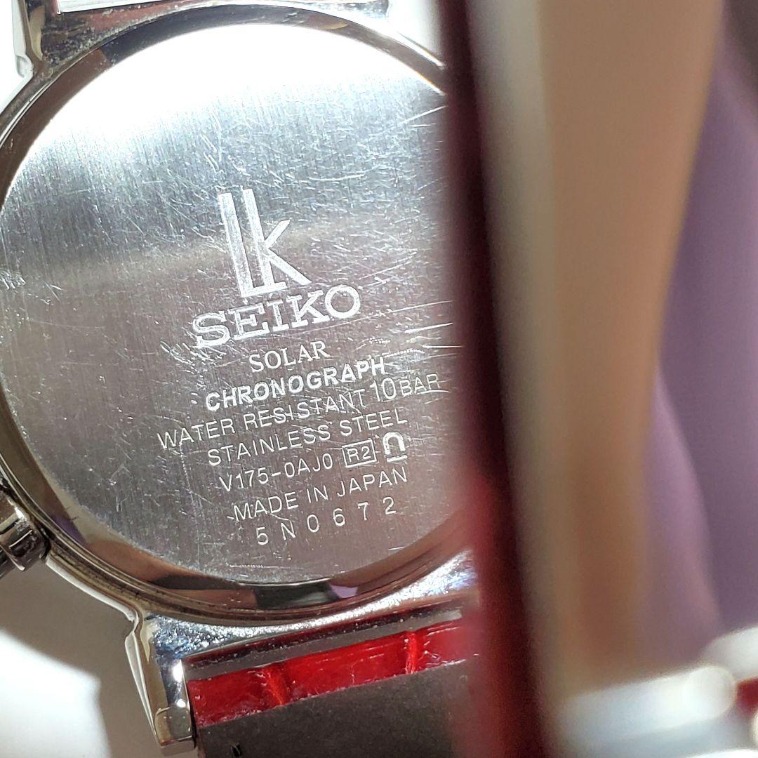 【8日迄限定セール❕稼働☆希少】SEIKOルキア ソーラー クロノグラフt07