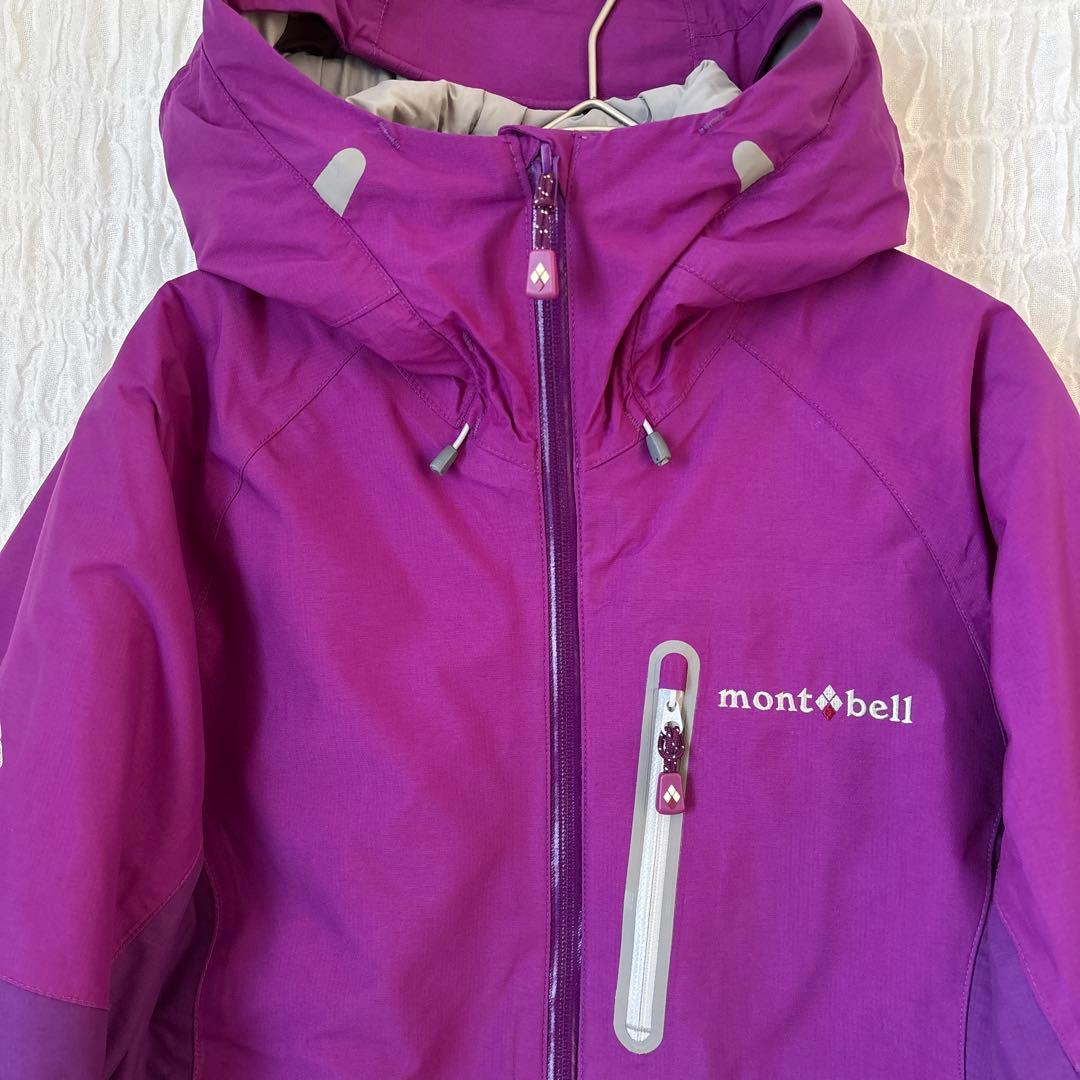 モンベル パウダーライト パーカ 中綿 フード ジャケット スキー アウトドア