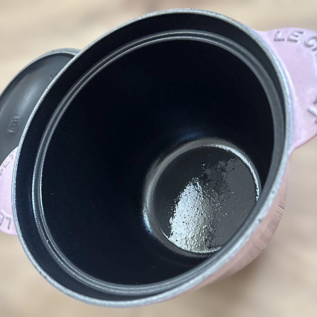 LE CREUSET 鋳鉄 両手鍋 ピンク