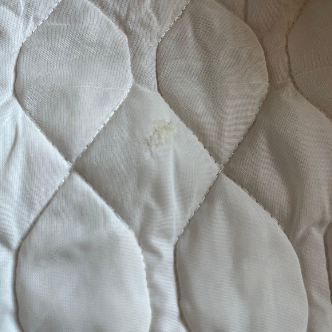 80s FELCO アスレチックス ナイロンスタジャン L シルバー アメリカ製