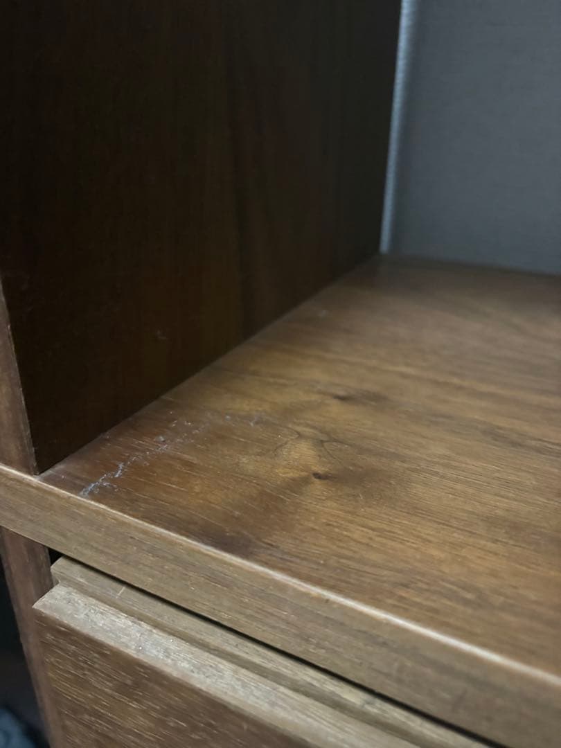 無印良品　スタッキングシェルフ　3段2列　引き出し付