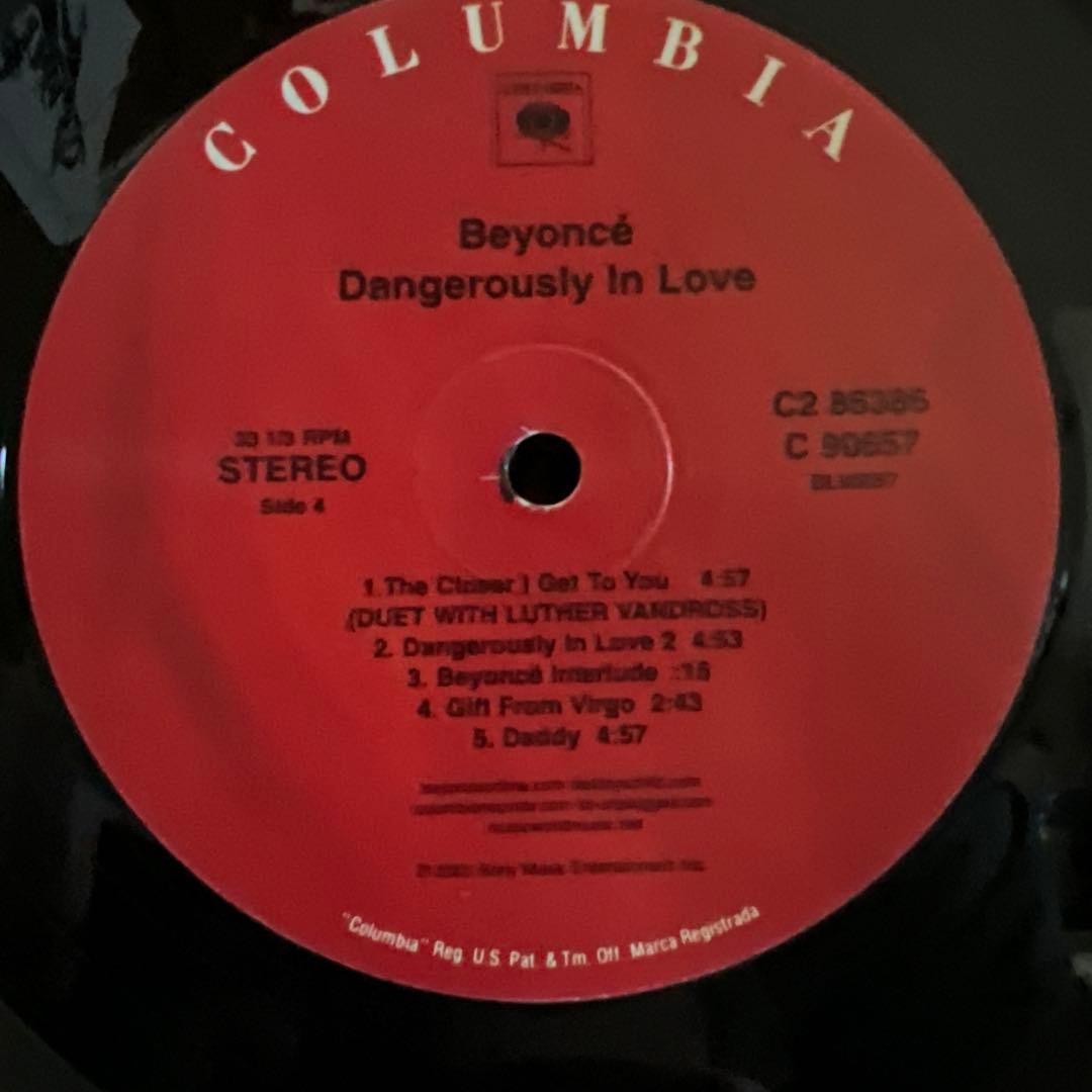 Beyonce 2LP US盤 美品 dangerously in love