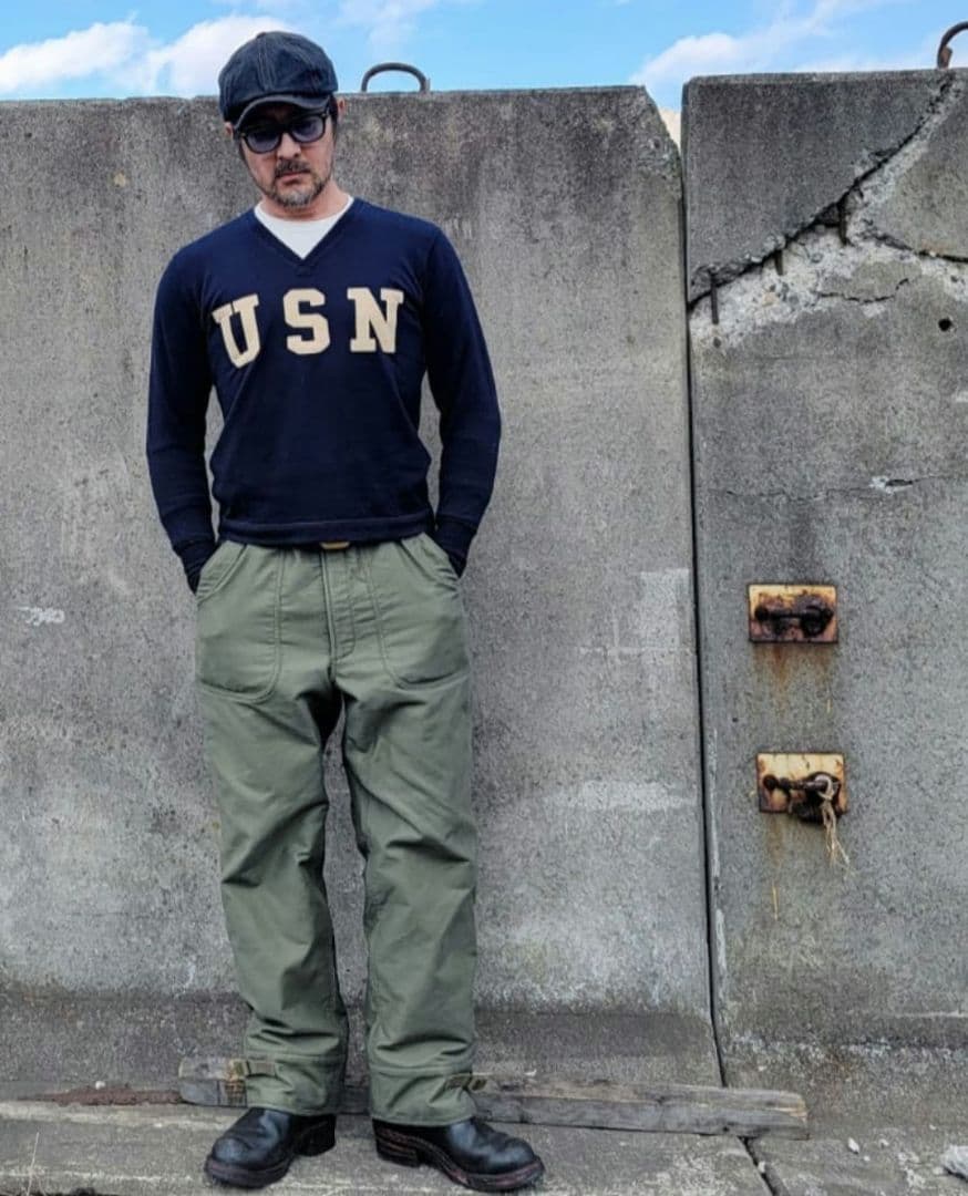 フリーホイーラーズ \"V\"NECK JERSEY \"U.S.N. B.N.Y\"