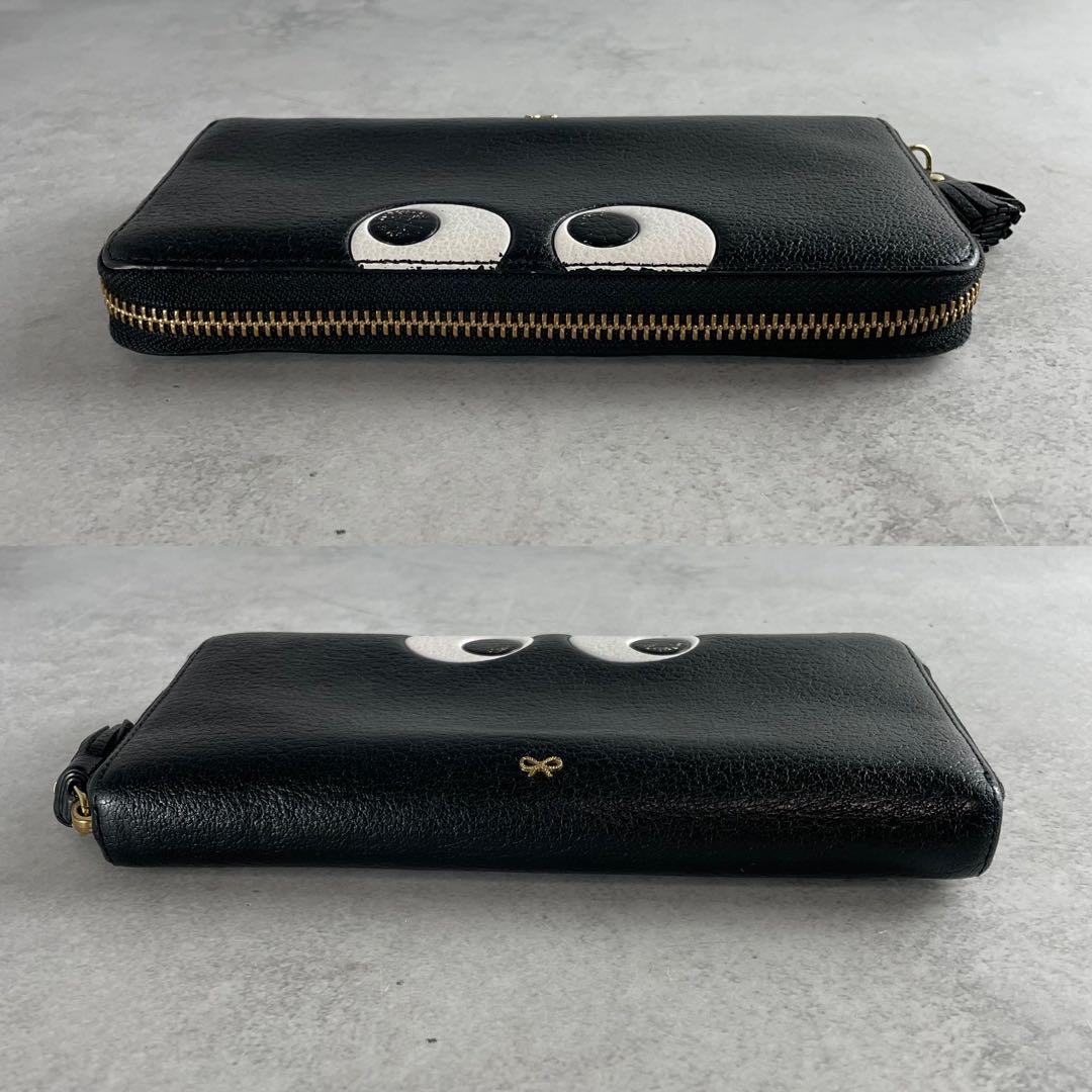 入手困難✨ アニヤハインドマーチ 長財布 ラウンドファスナー アイ eye 黒色