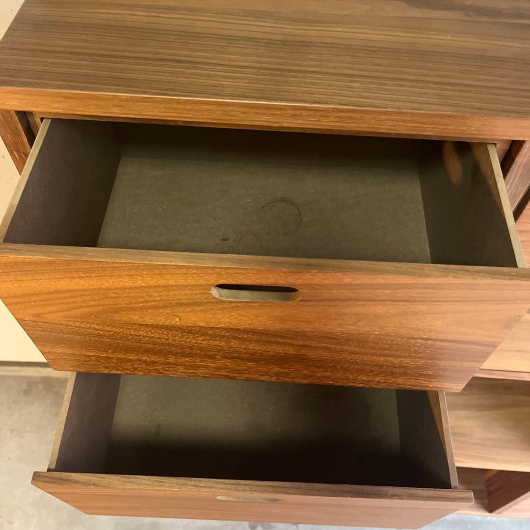 ぶるやまぶるみ★無印スタッキングシェルフセット・３段×３列・ウォールナット