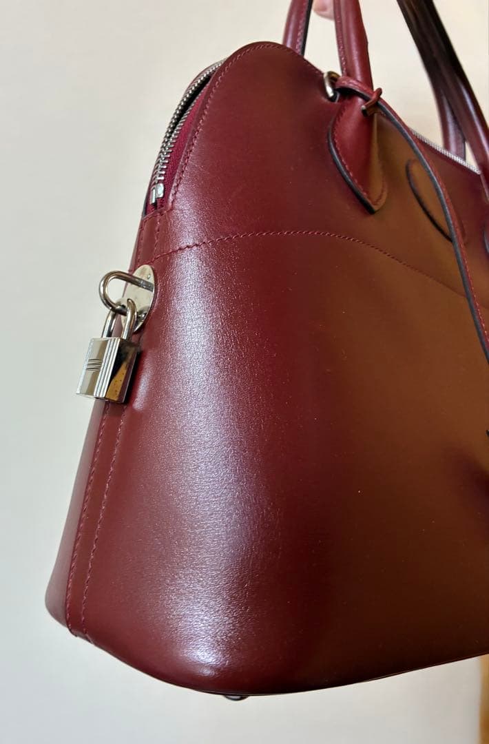 HERMES エルメス ボリード31 カーフ ⬜︎D刻 SV金具 本物正規品