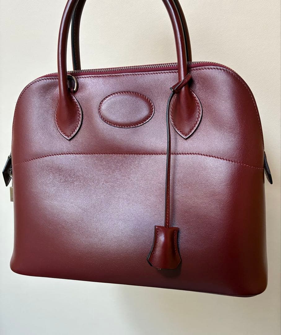 HERMES エルメス ボリード31 カーフ ⬜︎D刻 SV金具 本物正規品