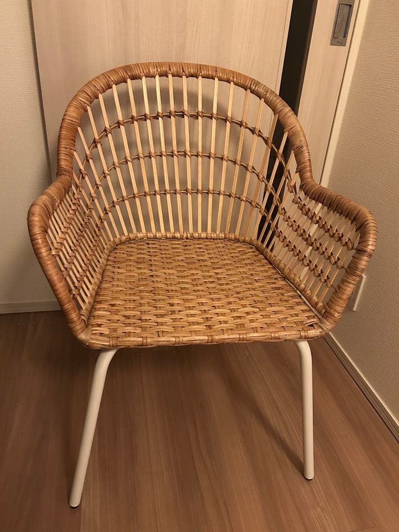 【美品】IKEA イケア NILSOVE ニルソーヴェ　椅子＆新品クッション付き