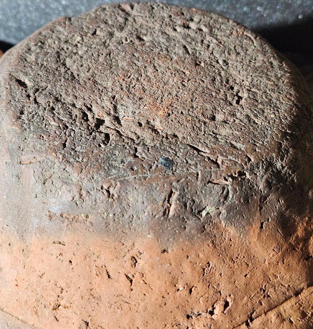 16～17世紀　古南蛮　南蛮焼締　片口擂鉢形　菓子鉢　灰器　花入れ　花器　古琉球