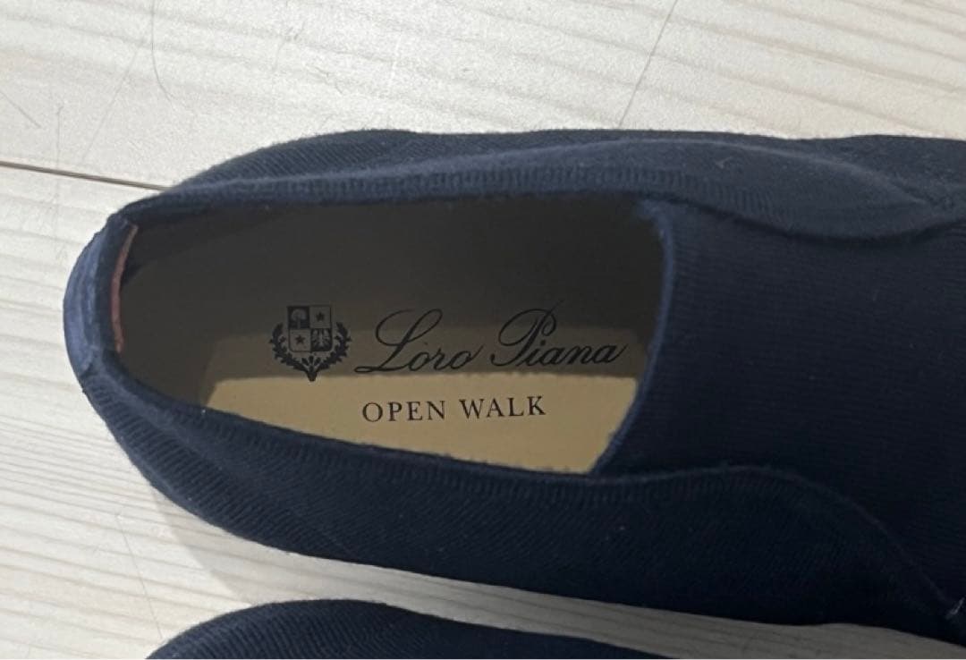 ◼︎ロロピアーナ Loro Piana 靴 ニットオープンウォーク 銀座店限定色