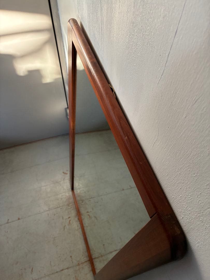 ヤマハ YAMAHA チーク材 ウォールミラー ジャパンビンテージ 北欧