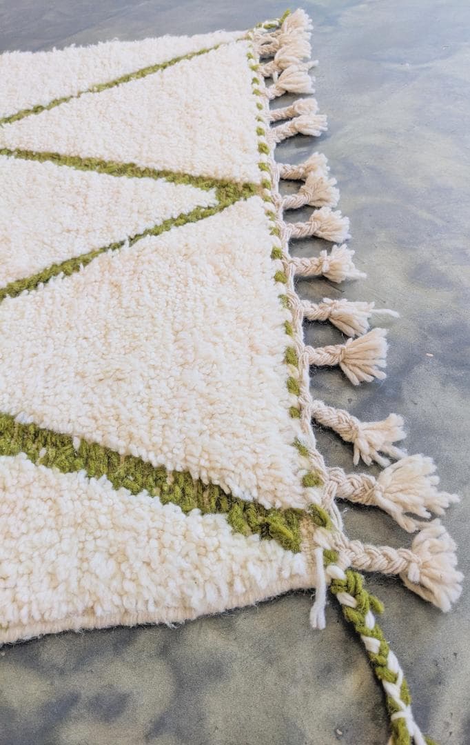 新品/未使用/1点物モロッコラグ-ベニワレン-No.16 101.5×146cm