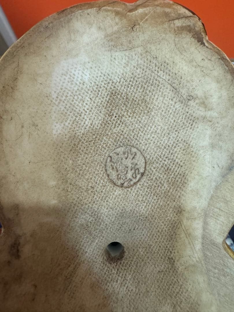 1780 古九谷焼　色絵母子人形　置物　時代物