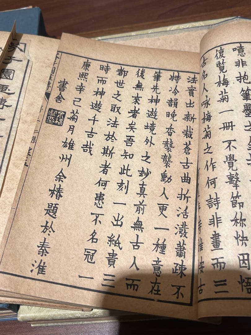 芥子園画谱大全 ４冊　古本古籍　拓本