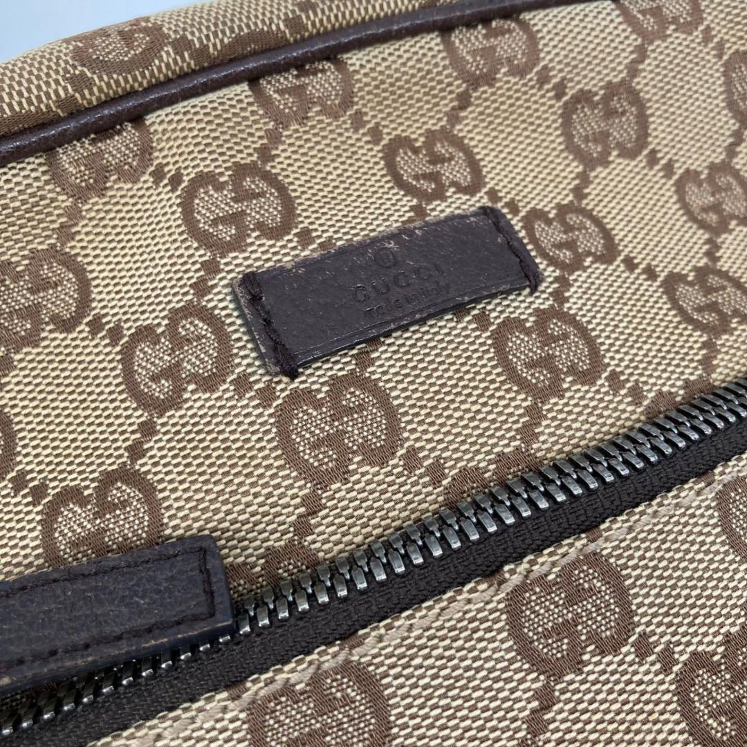 15982✨良品✨グッチ ショルダーバッグ キャンバス Gマーク ベージュ