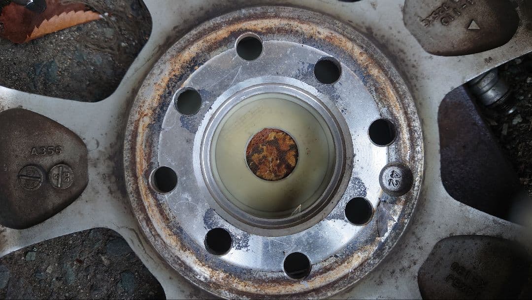 送料無料！ PCD110 100 4穴 14インチアルミホイール