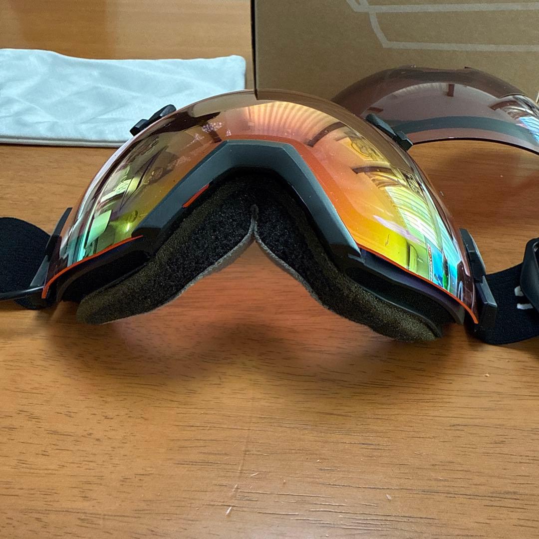 美品 SMITH スミス ゴーグル I/OX ターボファン