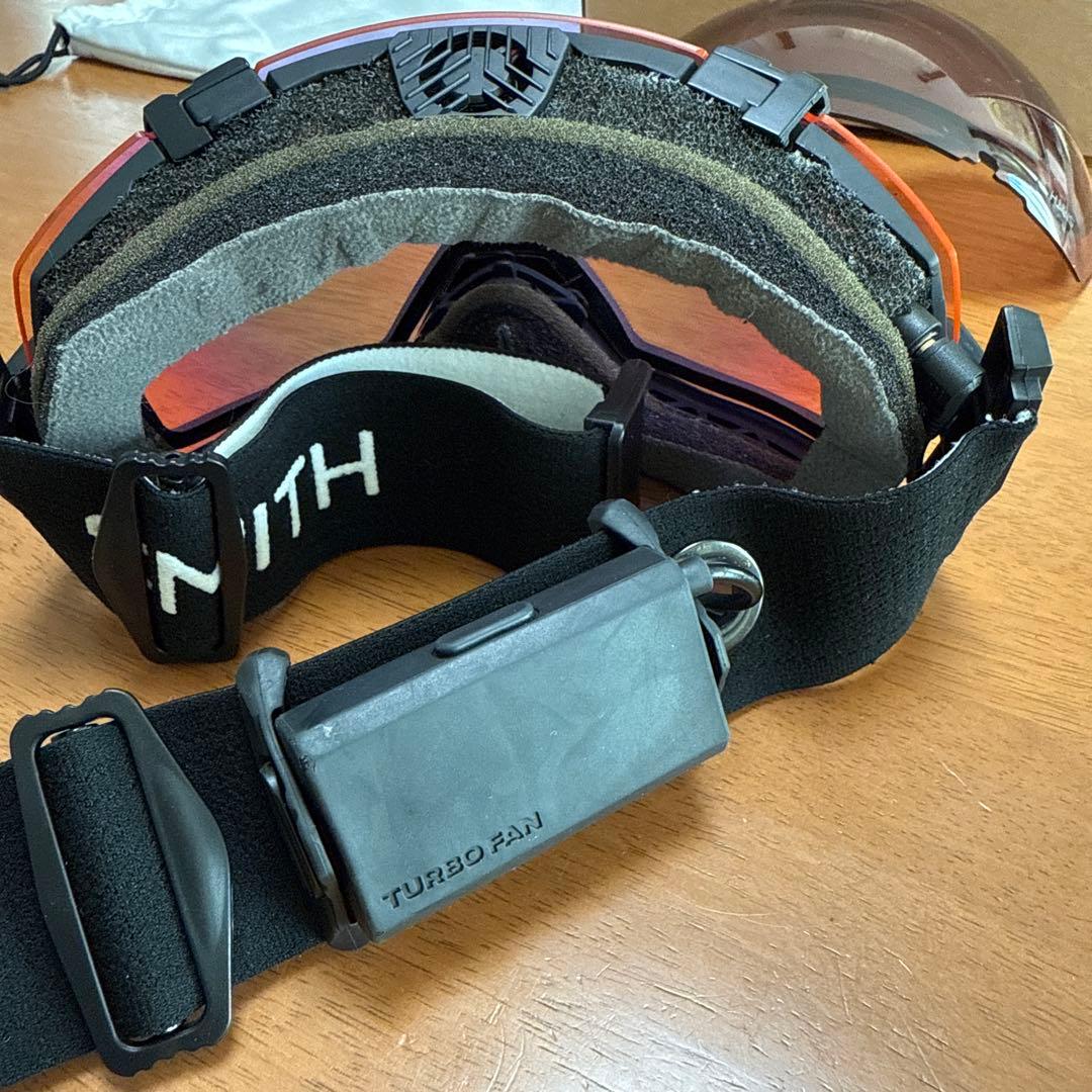 美品 SMITH スミス ゴーグル I/OX ターボファン