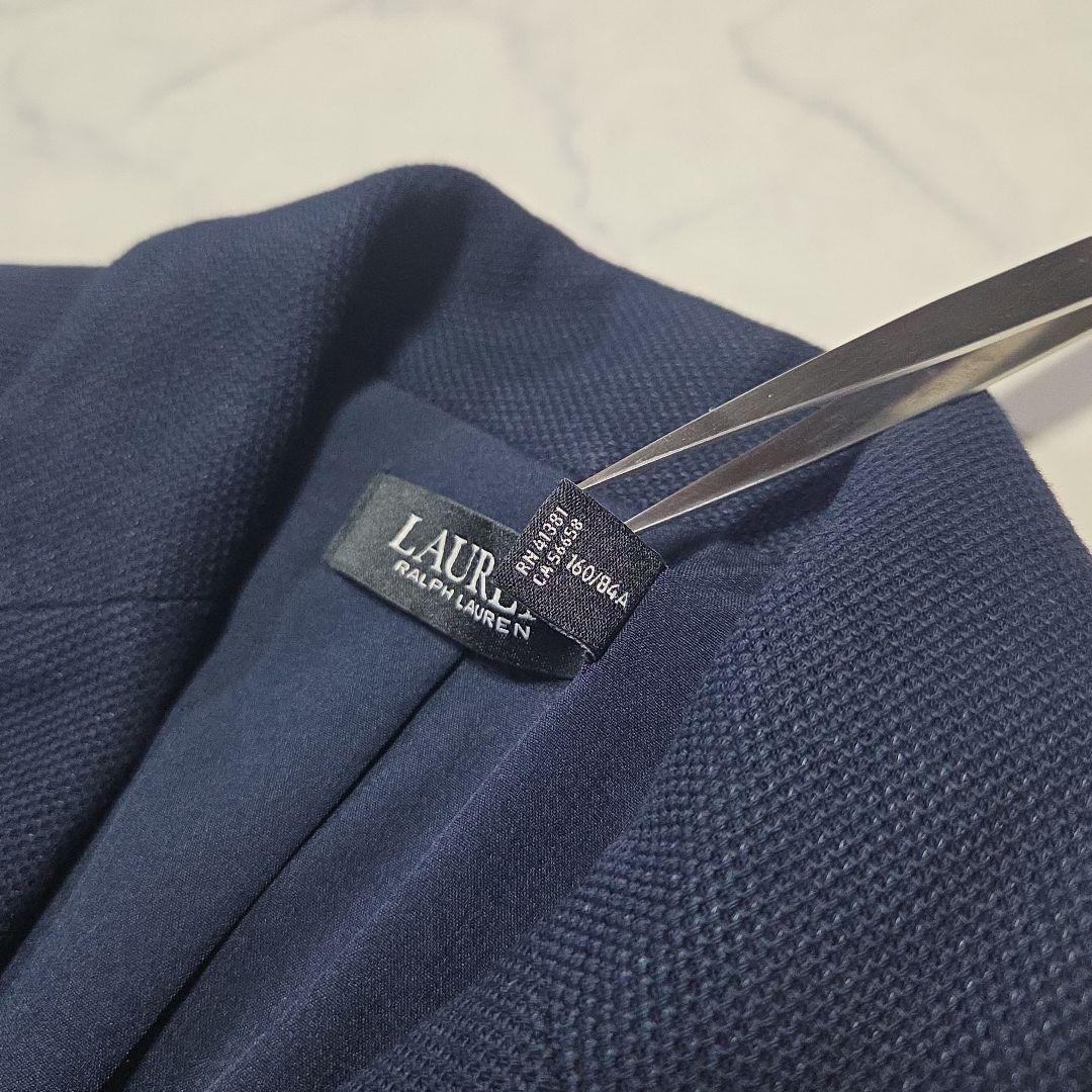 美品✨ローレン ラルフローレン ブリオン刺繍パッチ ジャカードブレザー