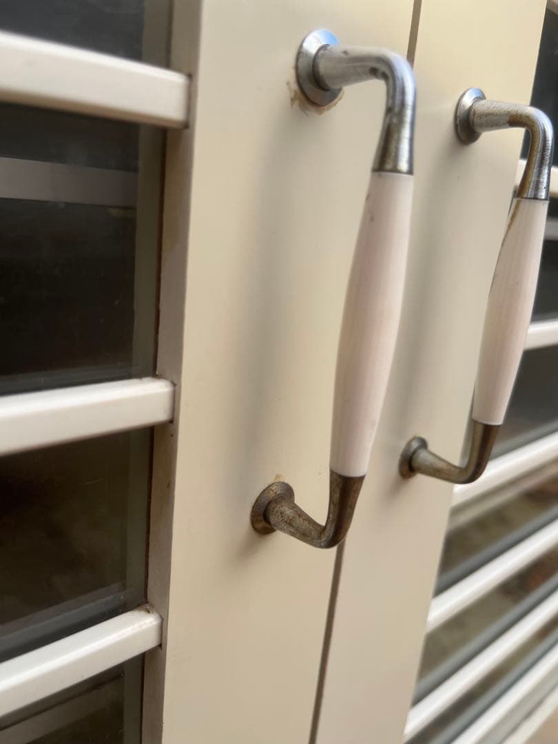 飾り棚 アーチ 食器棚 昭和レトロ レトロポップ 当時物インテリア 白 ホワイト