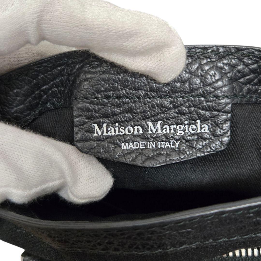 メゾンマルジェラ 5AC マイクロ チェーン ショルダーバッグ ブラック