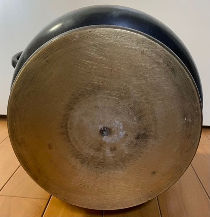 金属製 火鉢 植木鉢 金魚鉢 金物 骨董品 直径25cm×高さ24cm