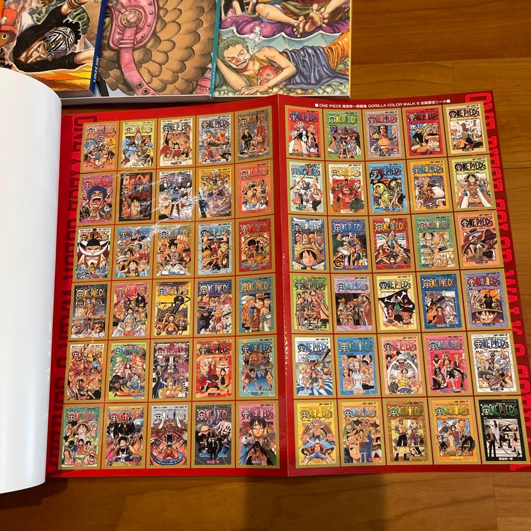ONE PIECE 尾田栄一郎画集COLOR WALK シリーズ 10巻セット