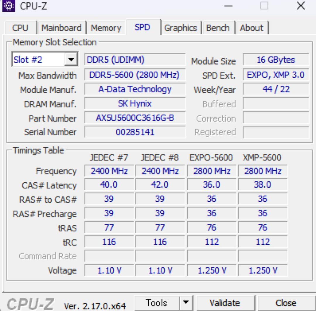 GIGABYTE Z690 UD AX（DDR5）＋Core i5-13600K