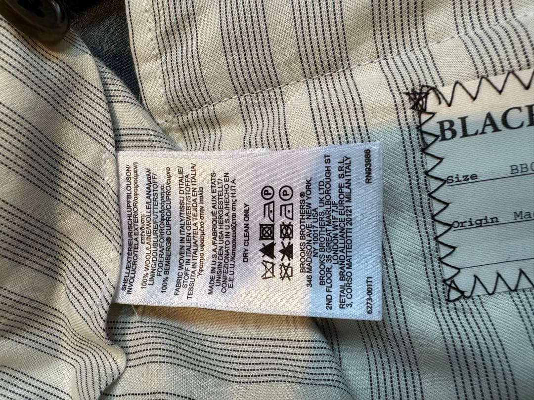 【BLACK FLEECE】BB00 ブラックフリースバイブルックスブラザーズ