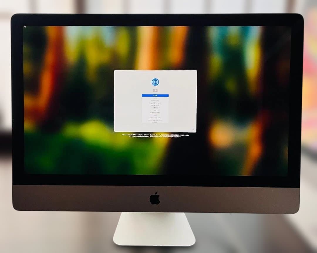 iMac2019 27型 5K 3.7GHz メモリ48G SSD512G 箱付