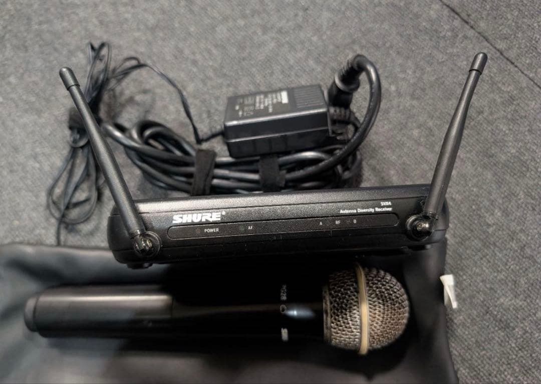 SHURE ワイヤレスマイクシステム SVX24/PG28 B帯