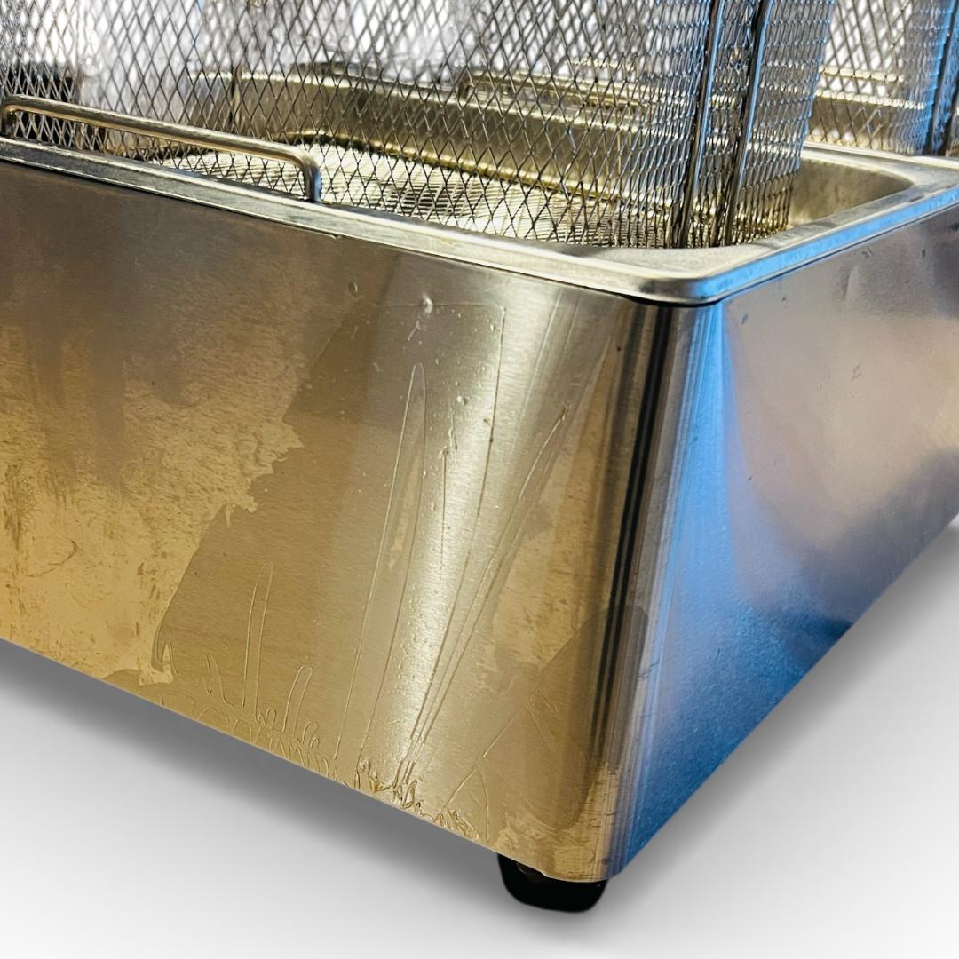 電気フライヤー 2槽式 卓上タイプ KIPROSTAR PRO-6.0FELW